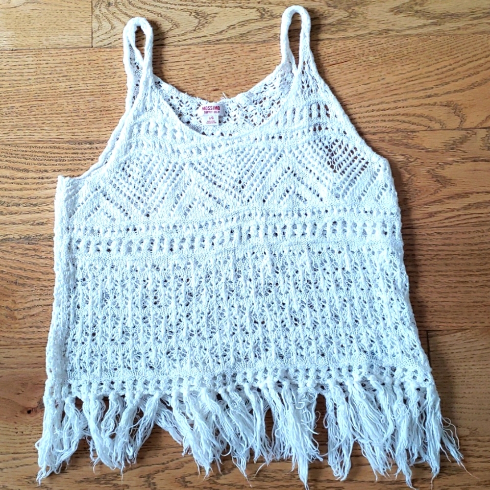 Mossimo Crochet Women's Top: Size LG